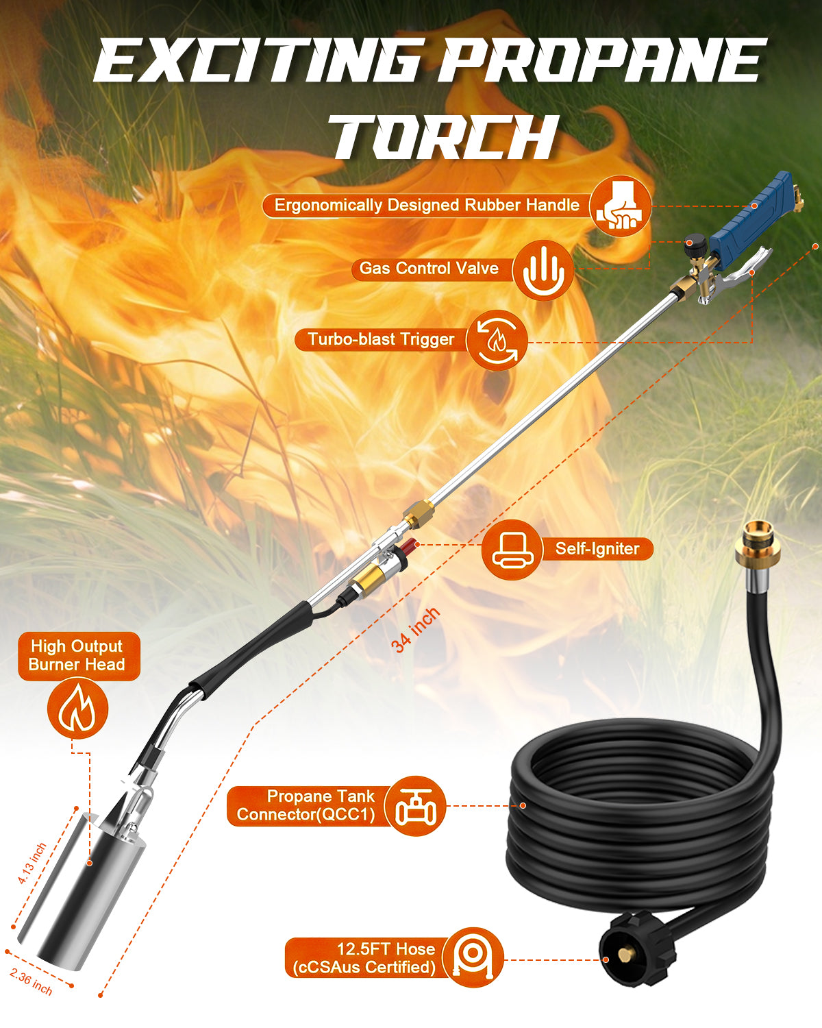 Propane Weeding Torch